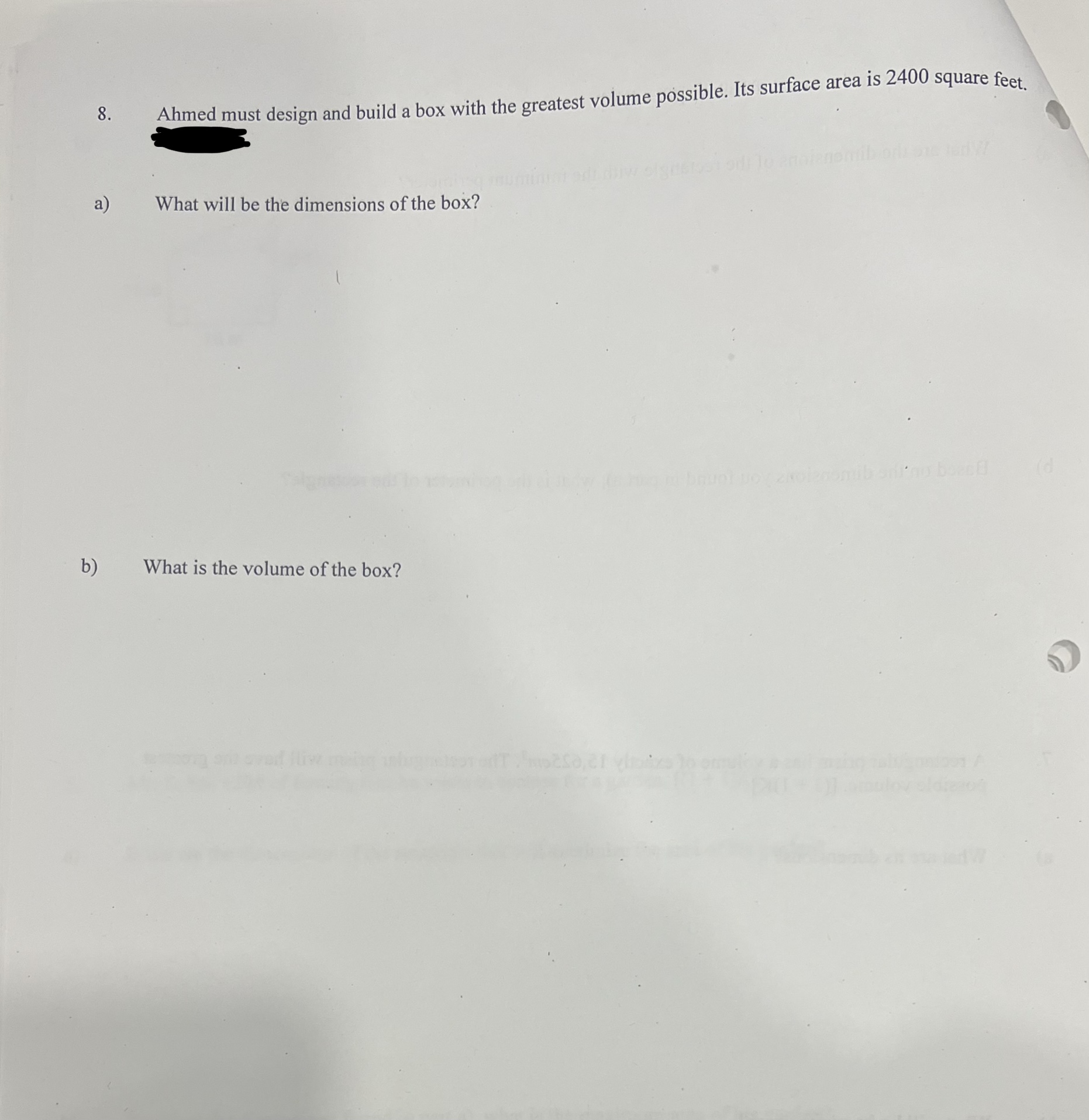 C ) Based on your answer to part b), how many