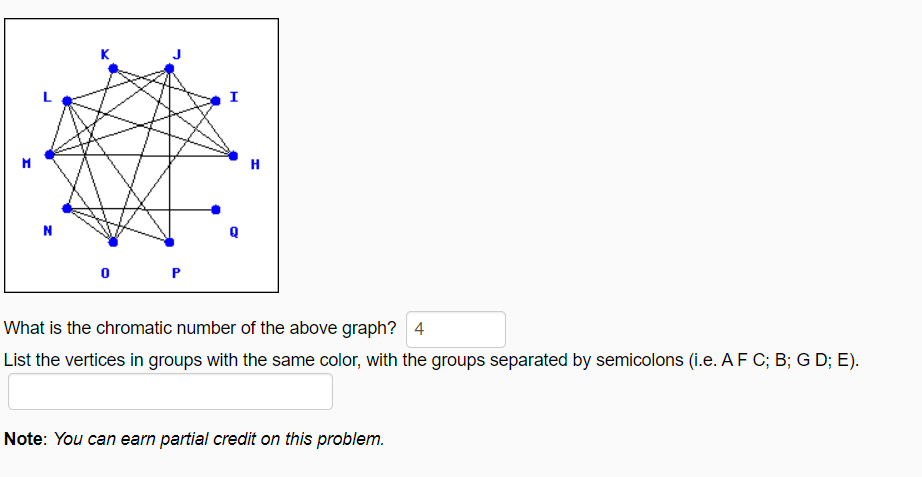 What is the chromatic number of the above graph?