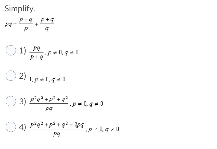 Radical Expressions 1.) \fmap2 + 1 272- 1 Which