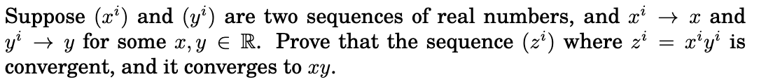 Suppose (23") and (91\") are two sequences of