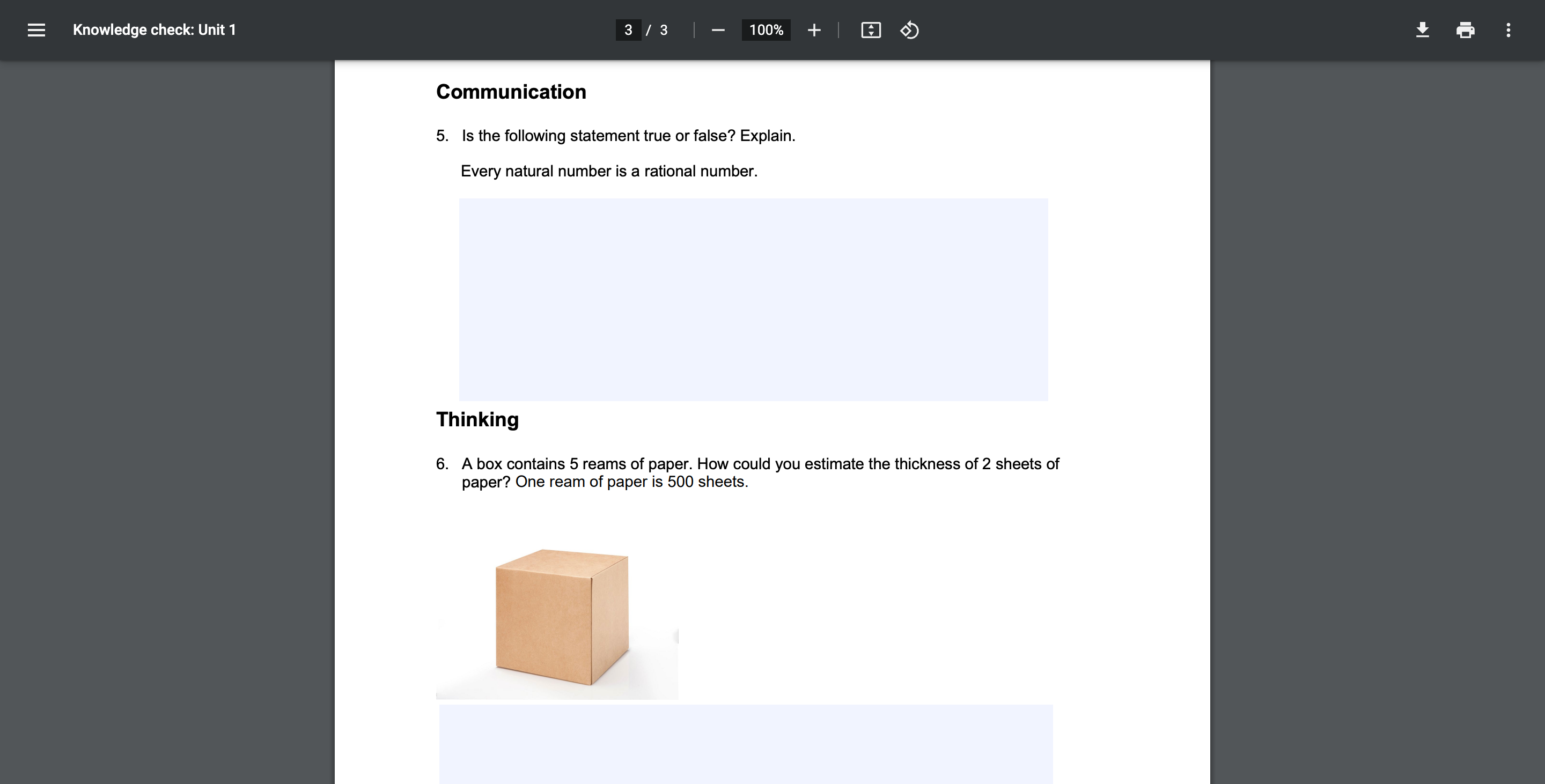 Knowledge check: Unit 1 Knowledge Check: Unit 1