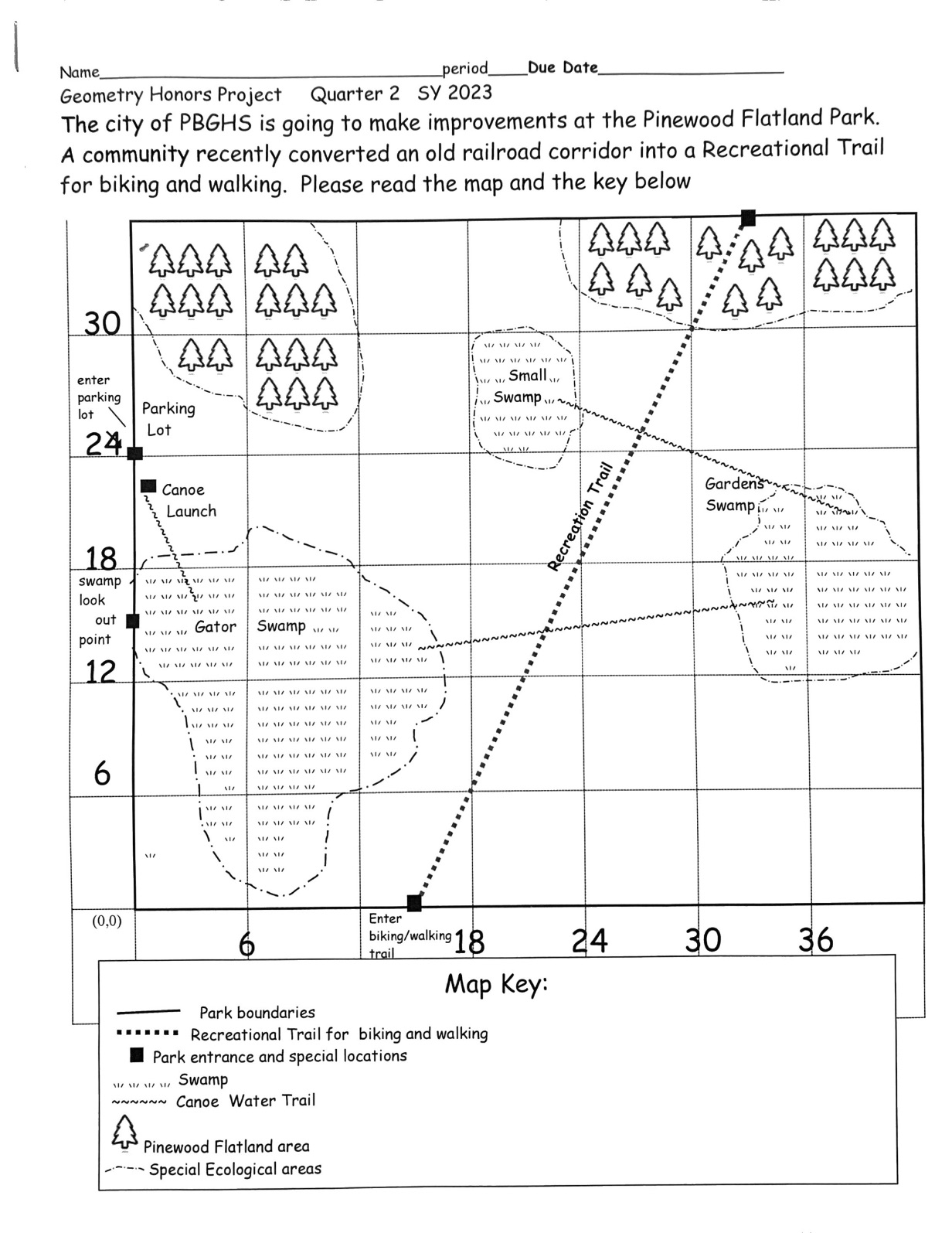 I'm helping my daughter with this geometry honors