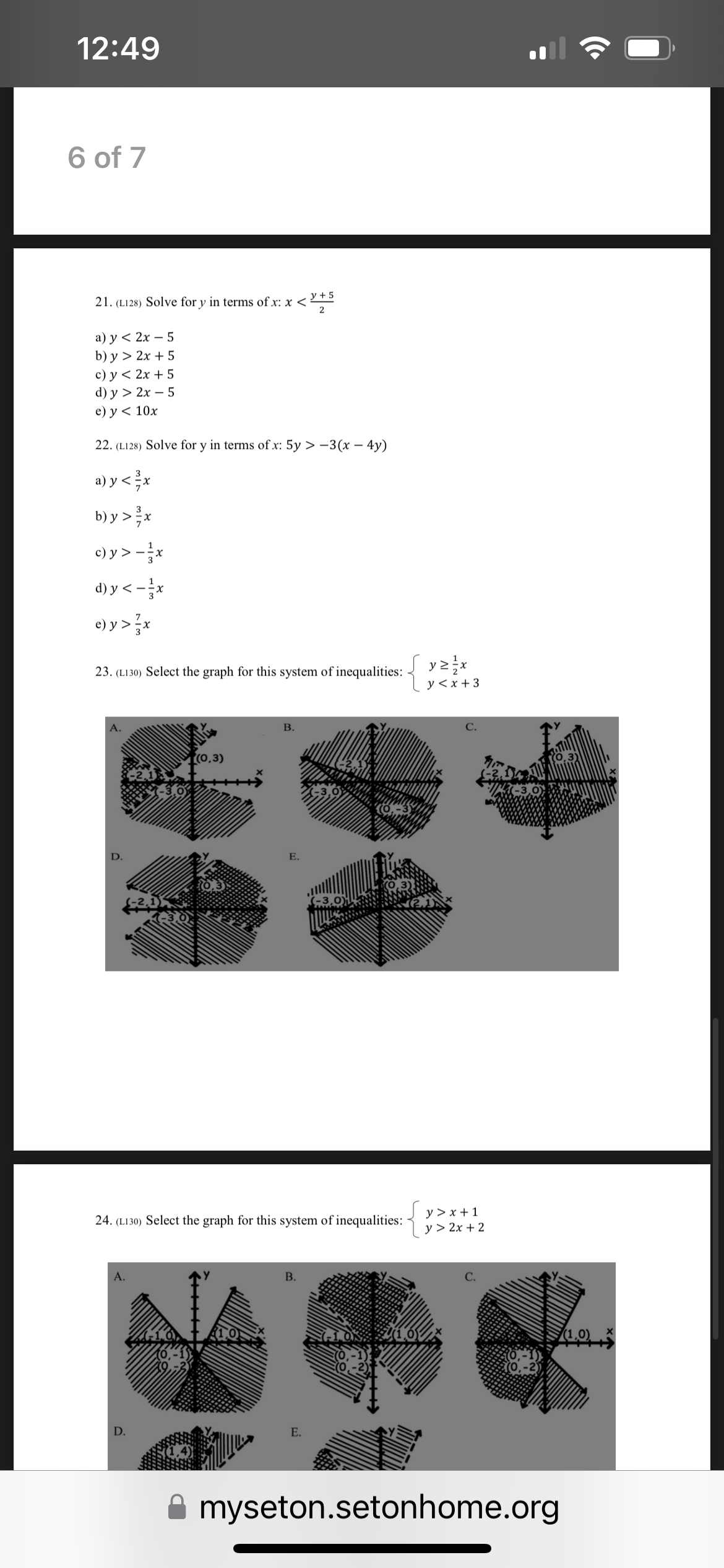 9. (L120) Select the correct word description and
