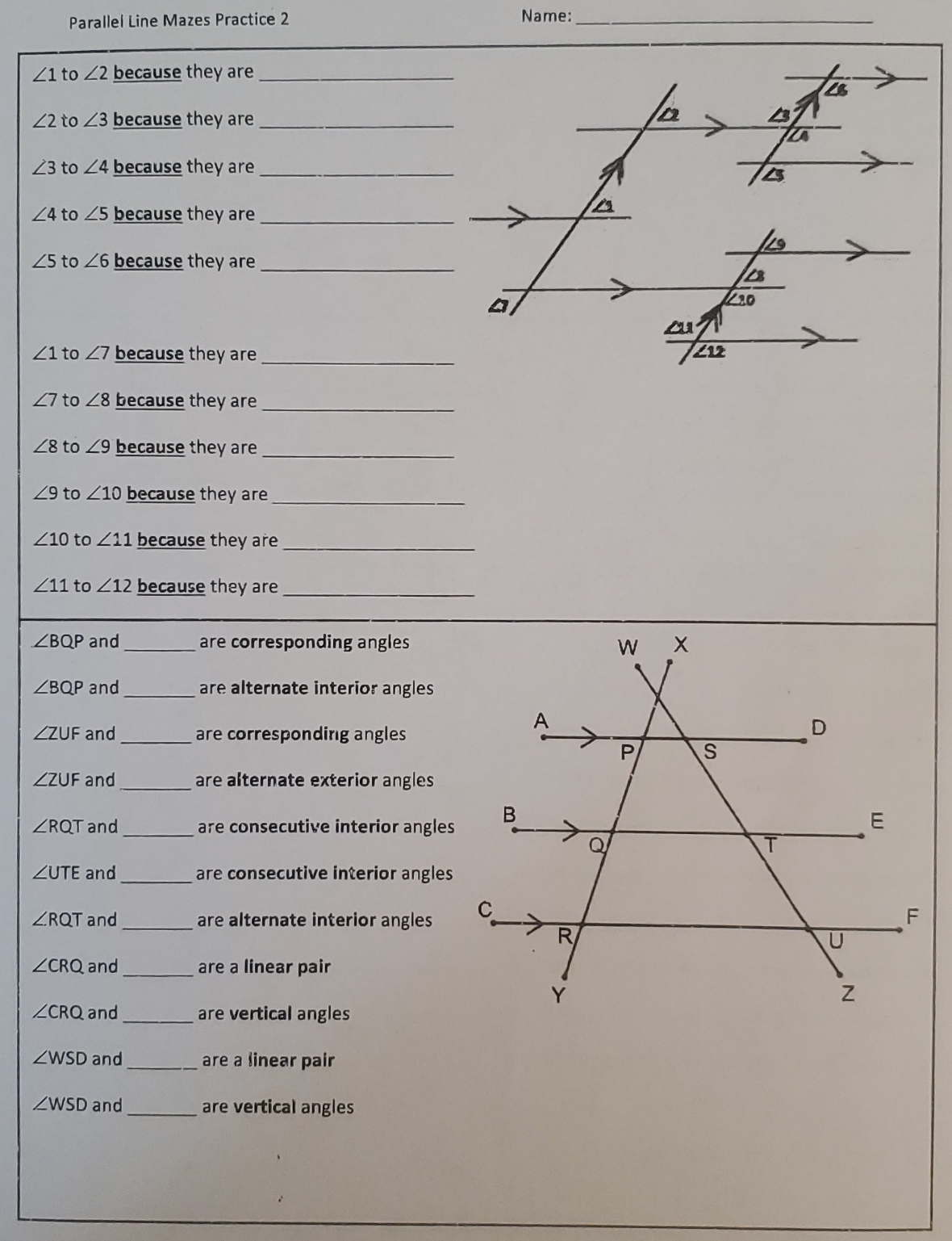 Need Help Asap!!Geometry 10th grade.Parallel Line