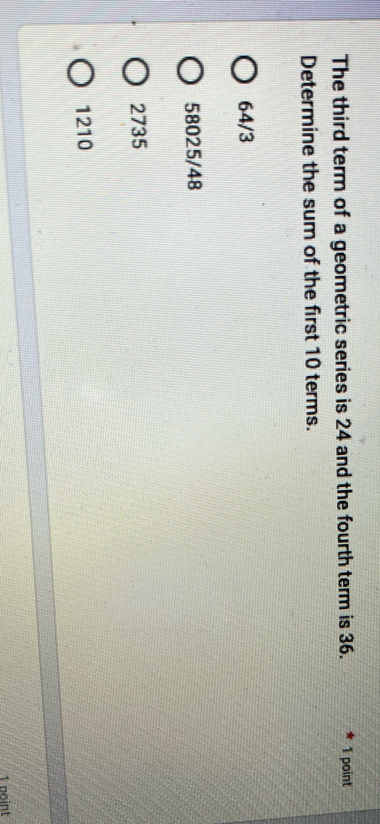 Pls solve and identity the correct option. Thanks