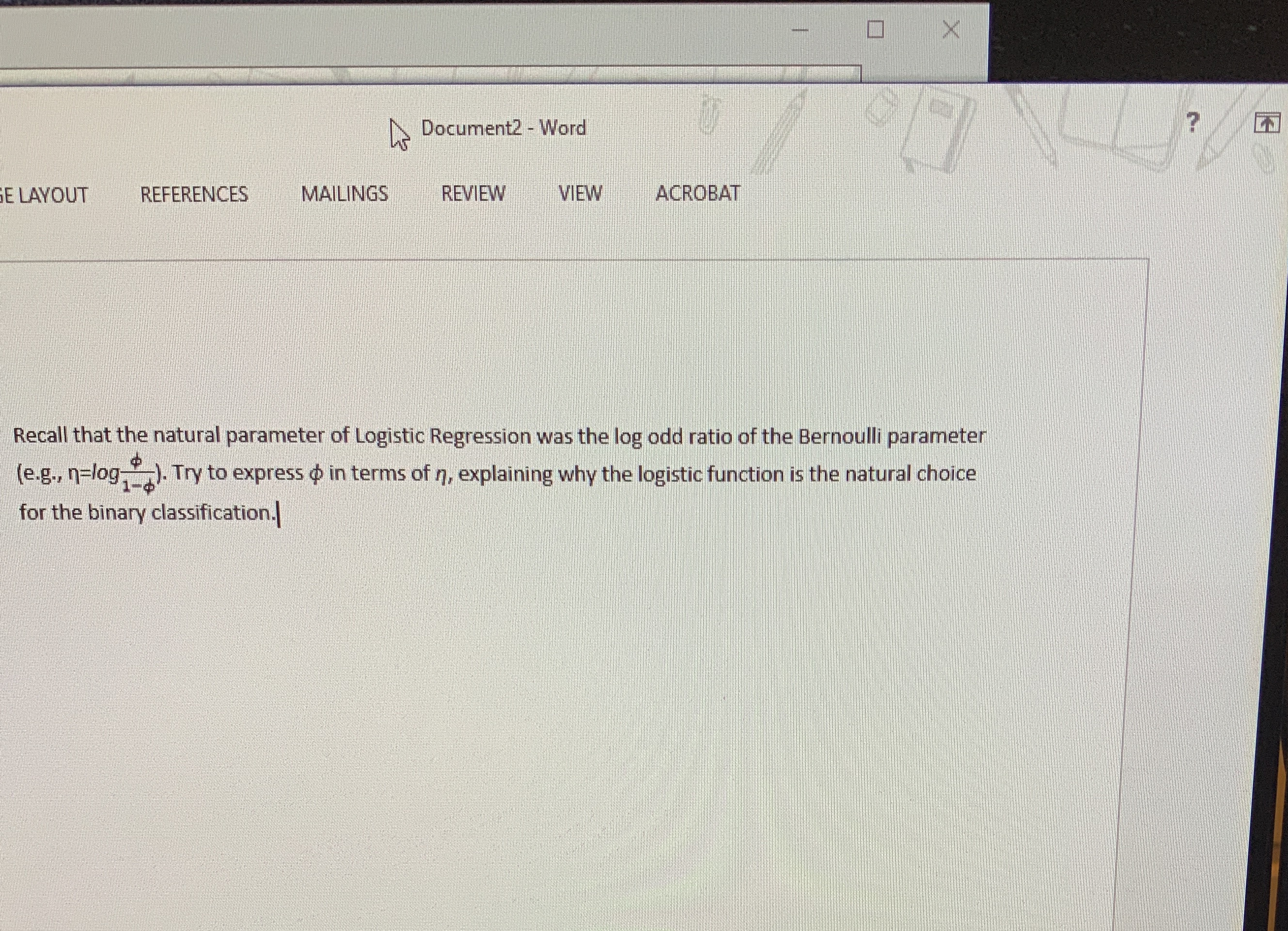 Linear MODEL X Document2 - Word E LAYOUT