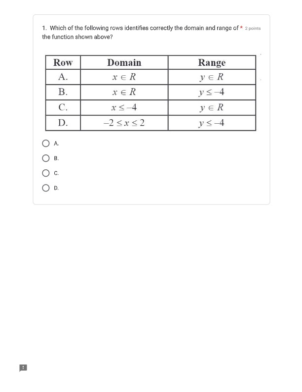 Each question in Part A is worth 2 marks. Read