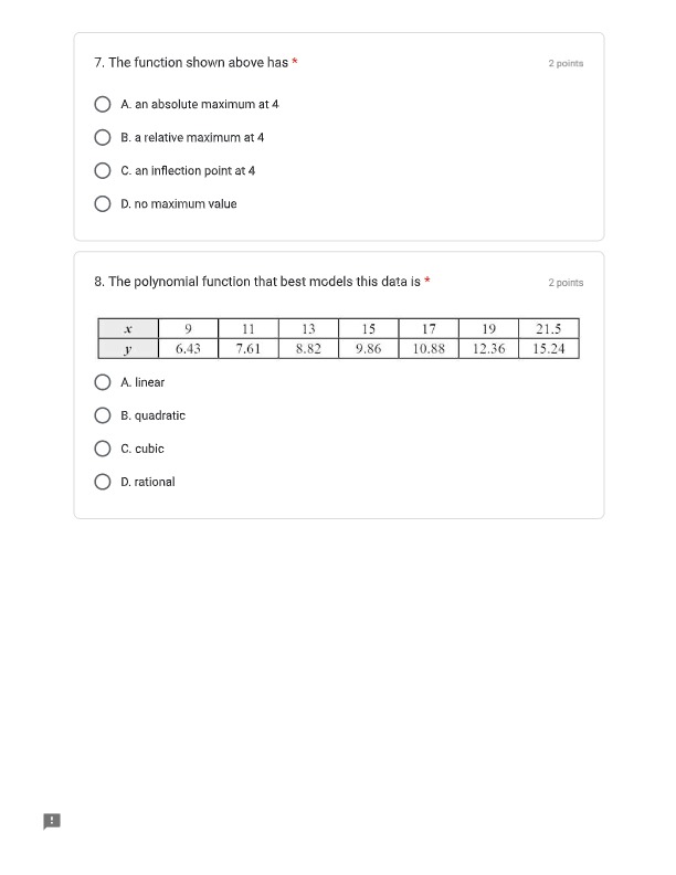 Each question in Part A is worth 2 marks. Read