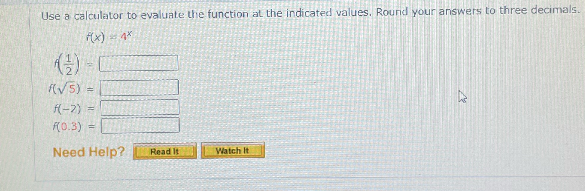 Help solving please Use a calculator to evaluate