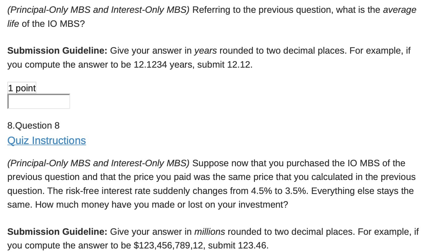 (Principal-Only M38 and Interest-Only MBS)