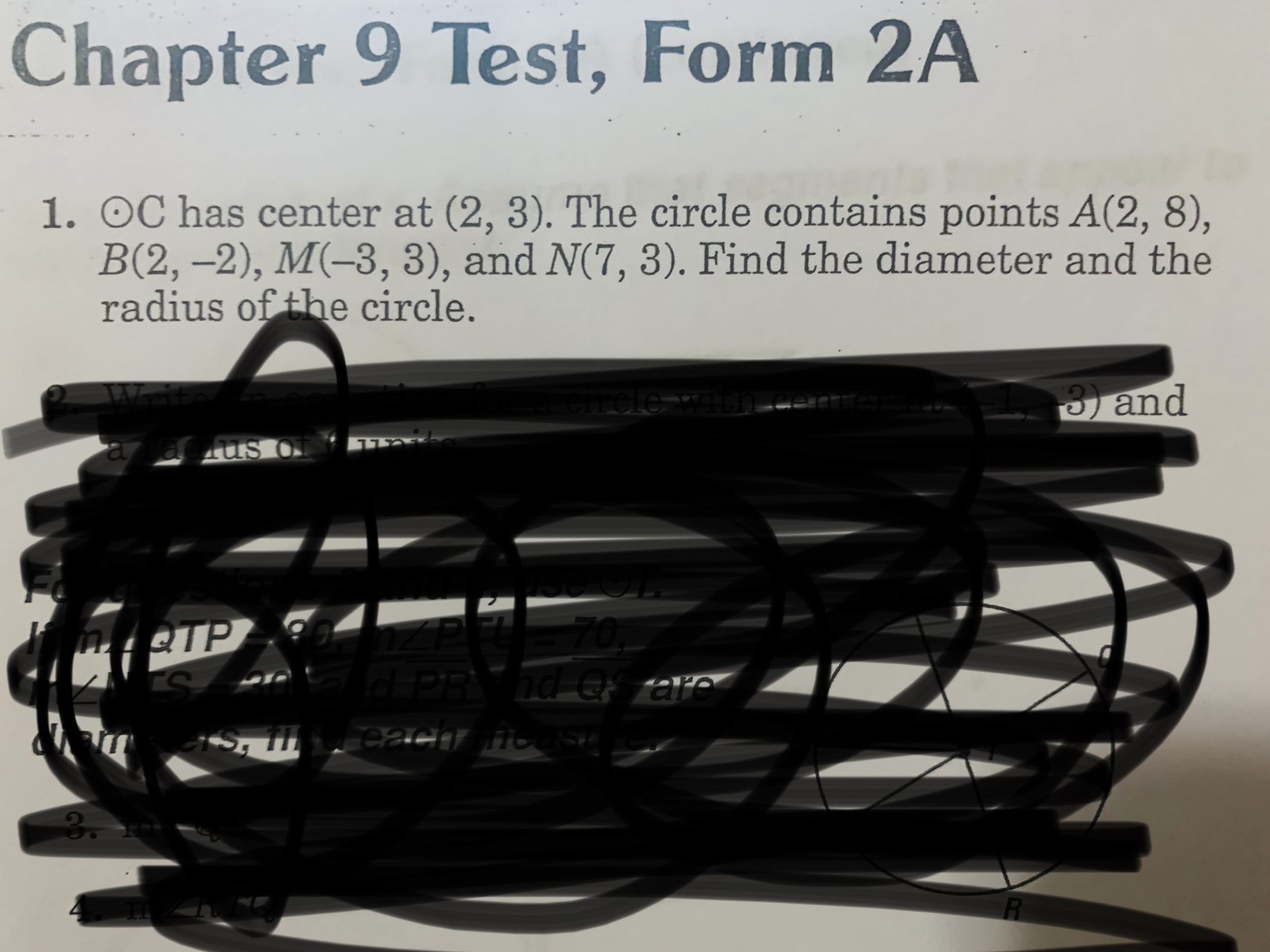 here is the question thanks so much Chapter 9