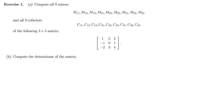 Hi, this is a question relating to linear algebra