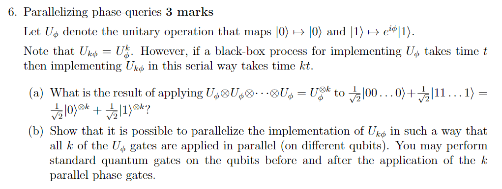 6. Parallelizing phase-queries 3 marks Let Us