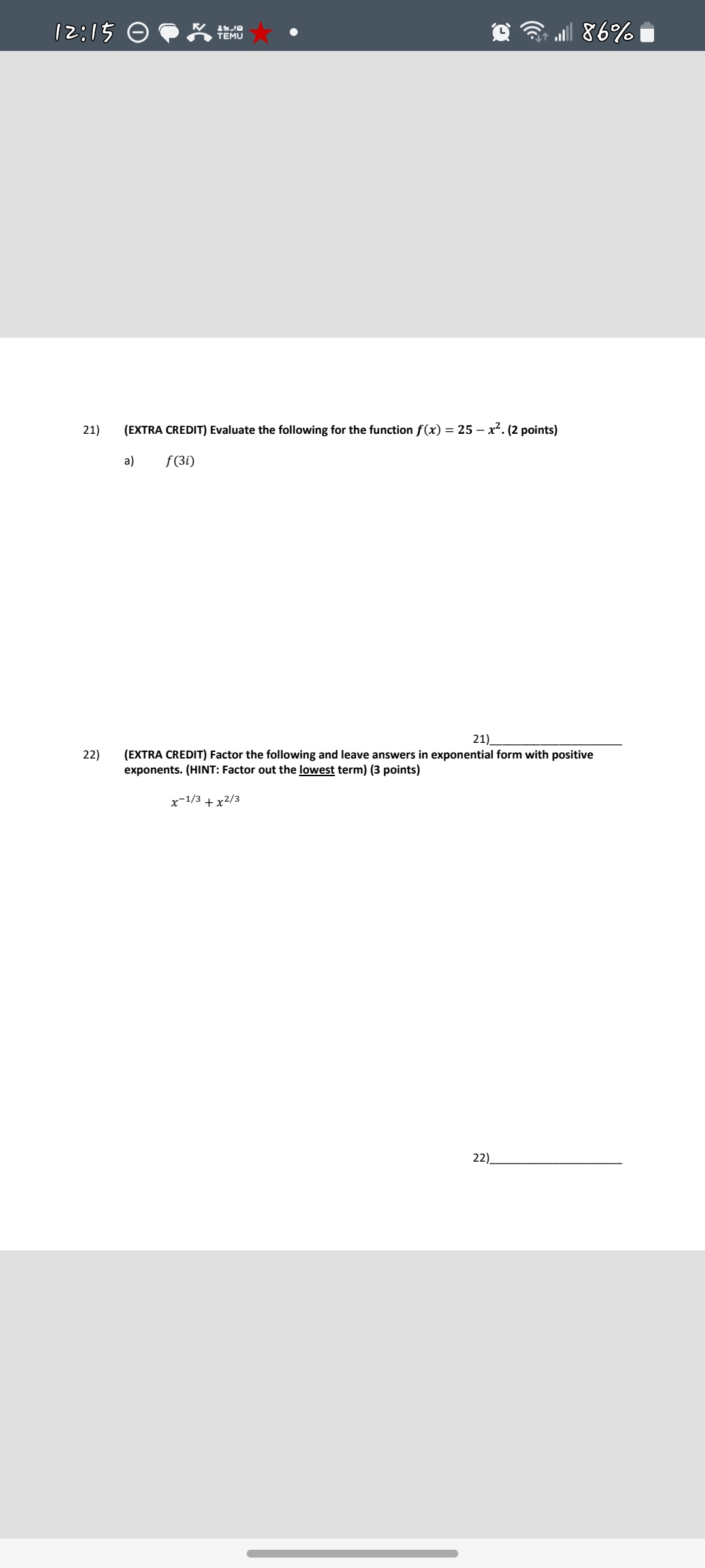 1) 2) 3) 4) Evaluate the radical. Use a