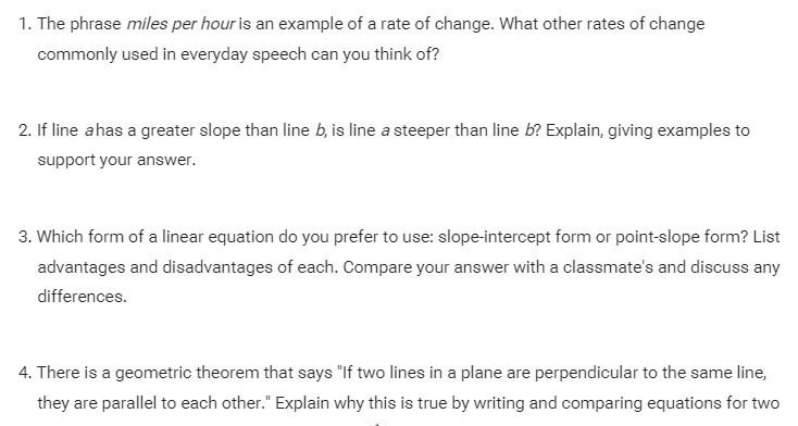 i. The phrase miles perhour is an example of a