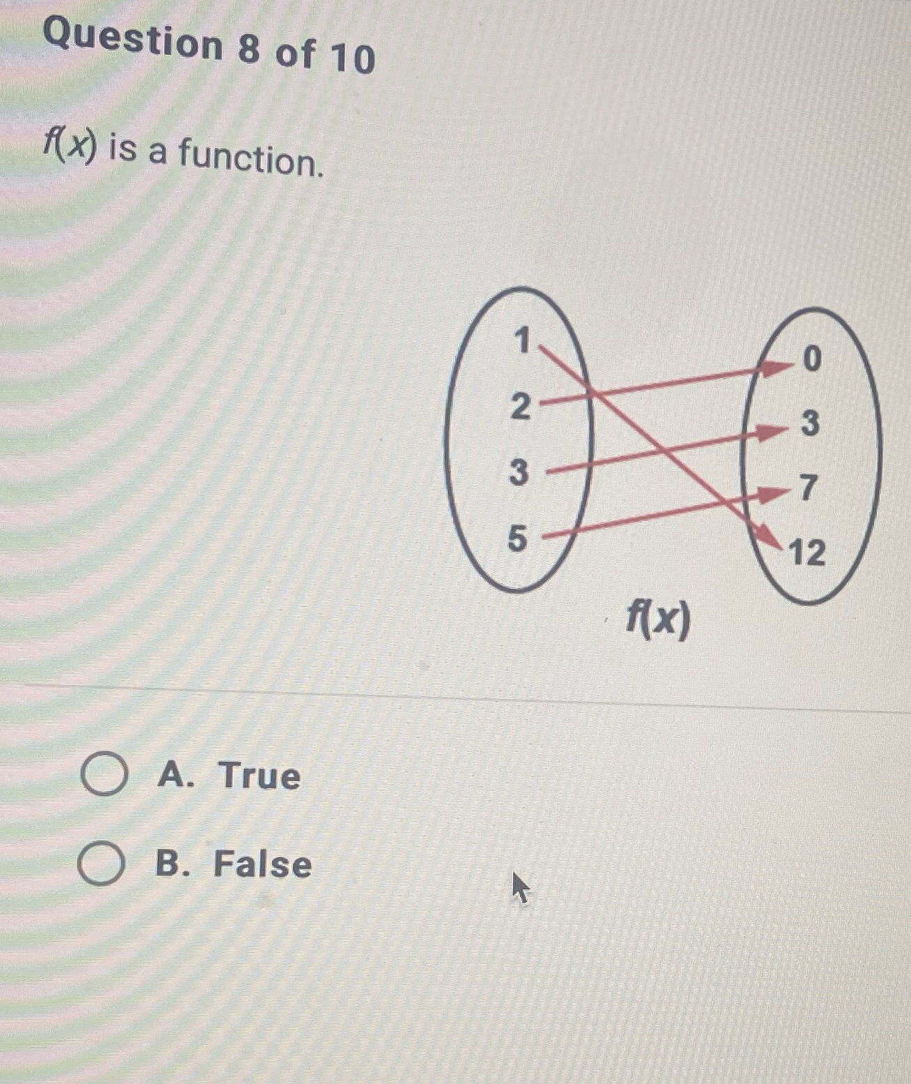 is it true of false \f