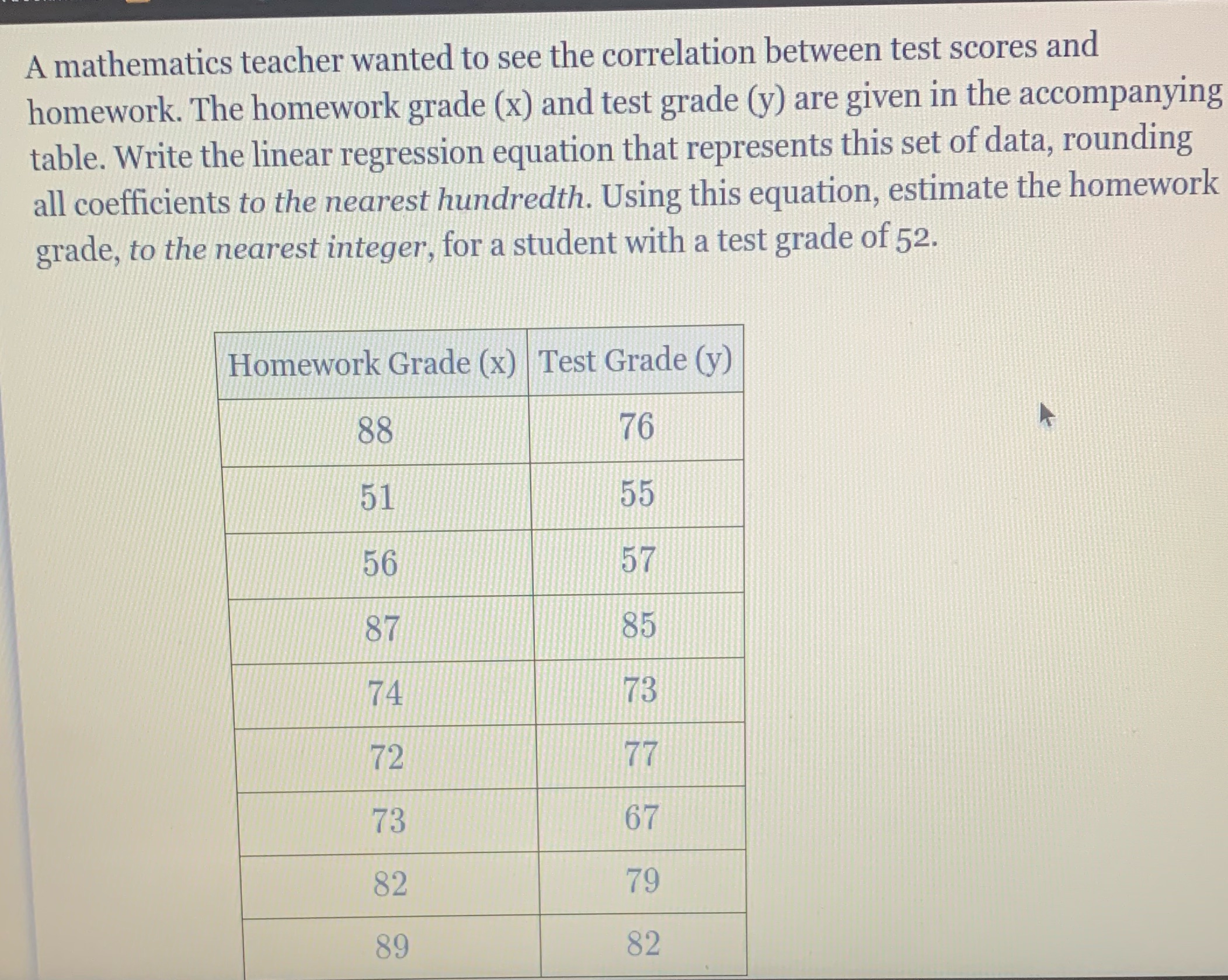 How do I answer this? A mathematics teacher