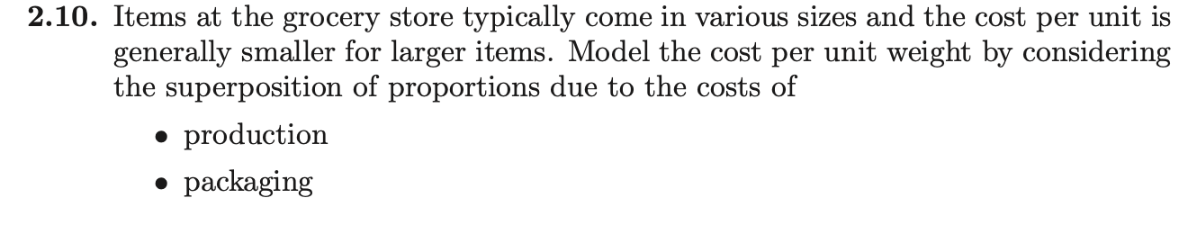 2.10. Items at the grocery store typically come