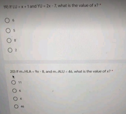 For items 18 to 21, refer to the figure below. In