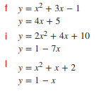 can you solve these simultaneous equation