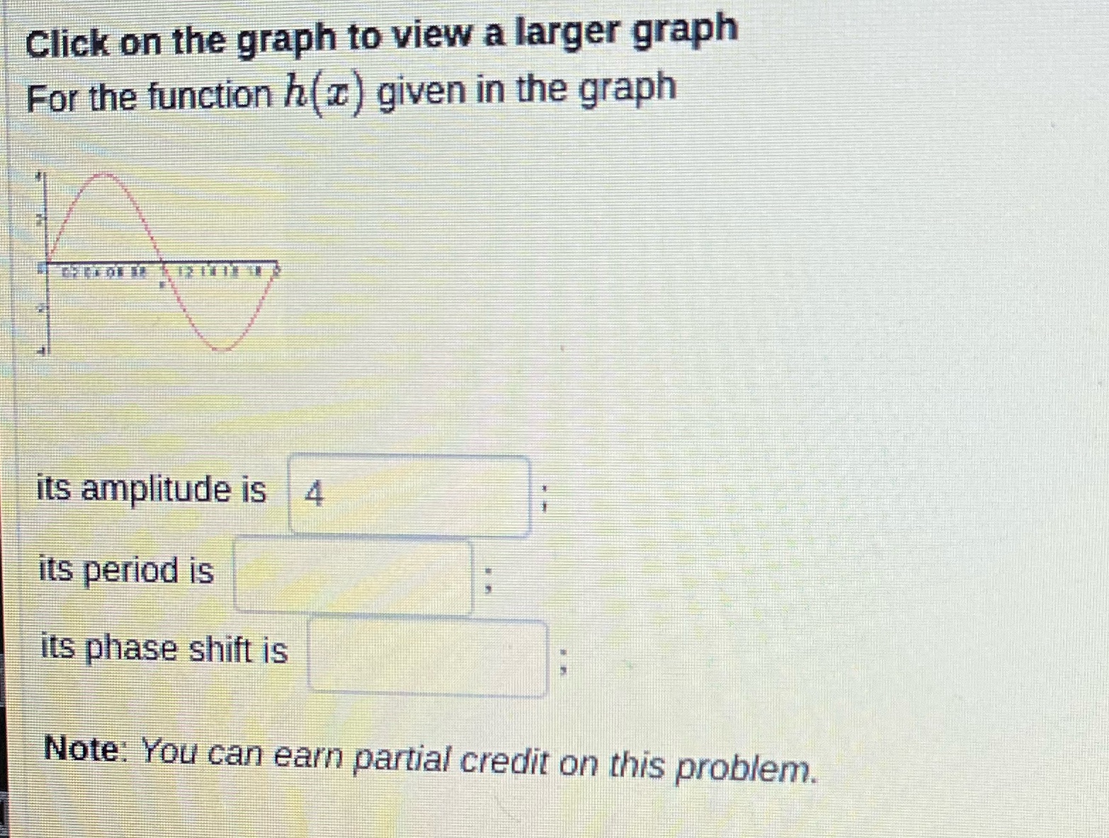 Click on the graph to view a larger graph For the