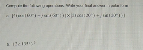 can you please solve this for me Compute the