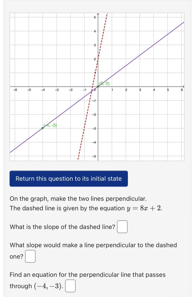 Return this question to its initial state On the