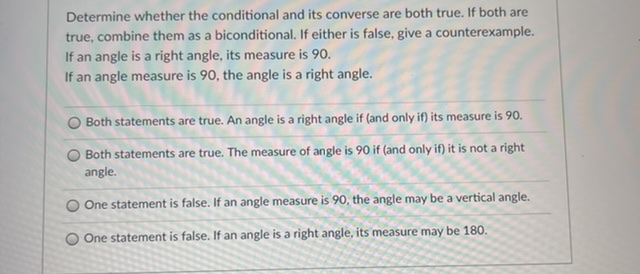 Need help figuring out biconditional statements
