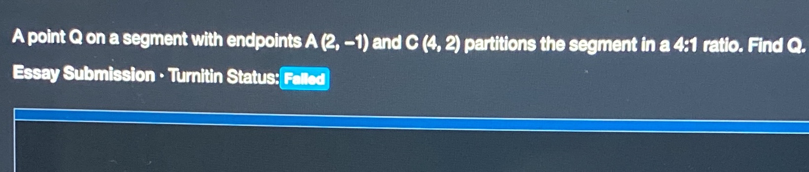 need help solving this, type instead of writing