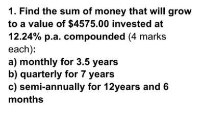 Can you solve this question for me? 1. Find the
