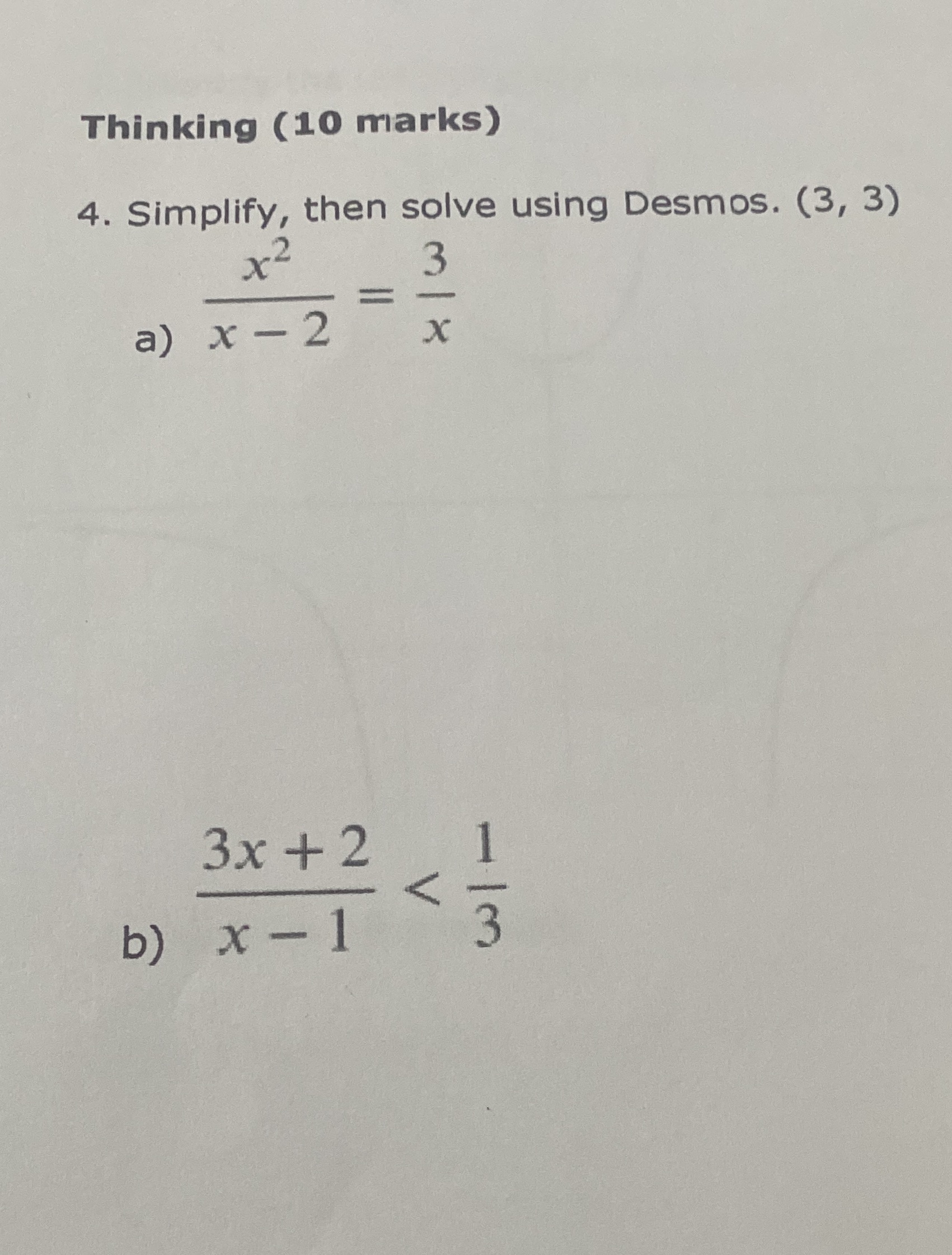 Please explain this using desmos Thinking (10