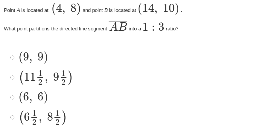 M( 6, 7) is the midpoint of _DF The coordinates
