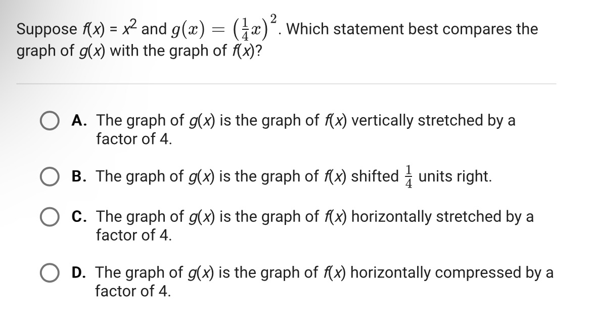 Help Suppose fix) = X2 and 9(33) 2 (i302. Which