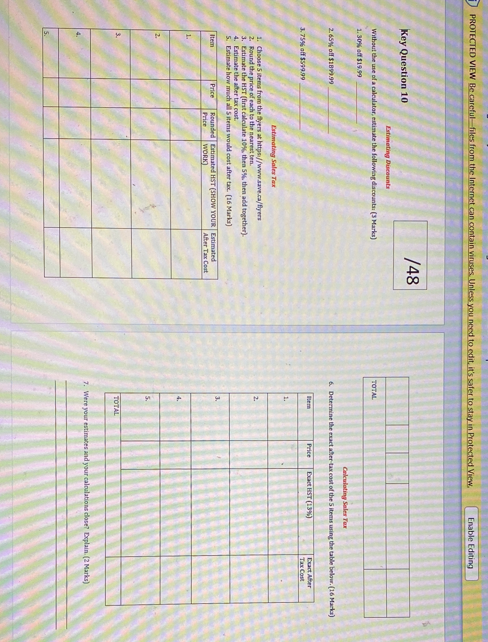 PROTECTED VIEW Be careful-files from the Internet