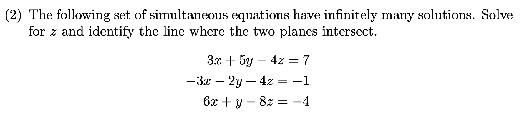 A linear equation in two variables is the