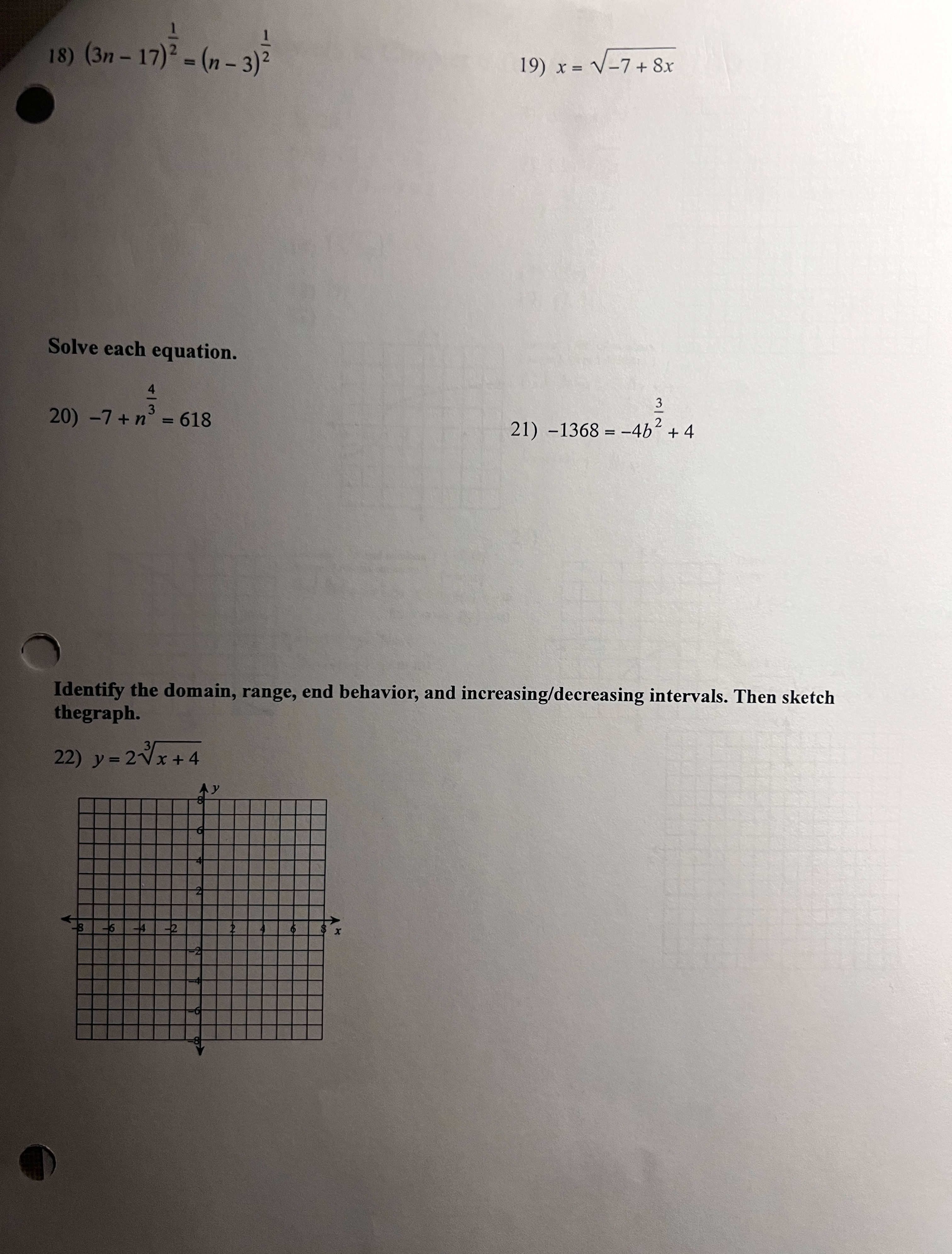 please answer everything with solutions 18 ) ( 3n