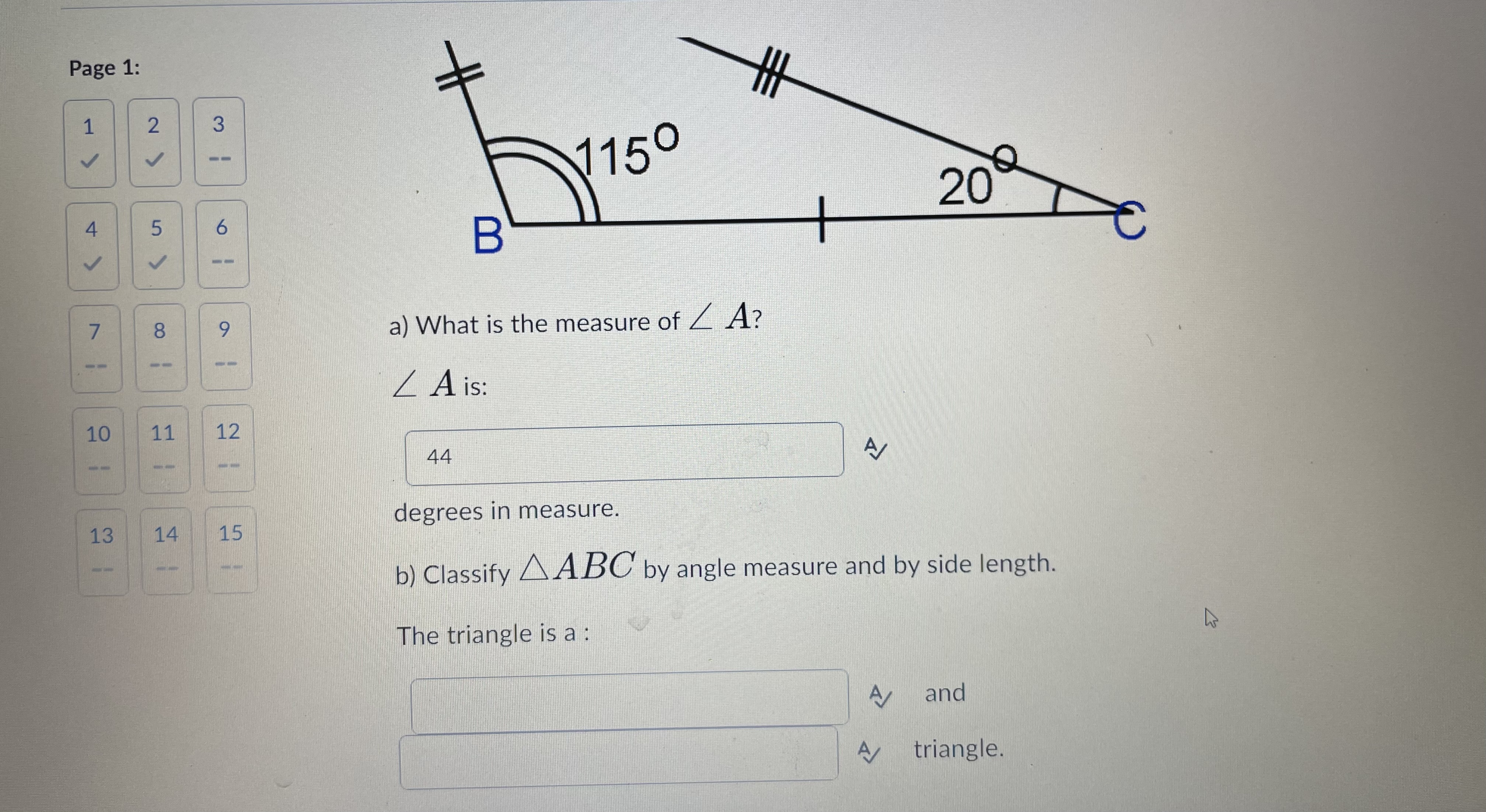 Page 1: 2 3 1150 Q 20 4 UT 6 B 7 8 9 a) What is