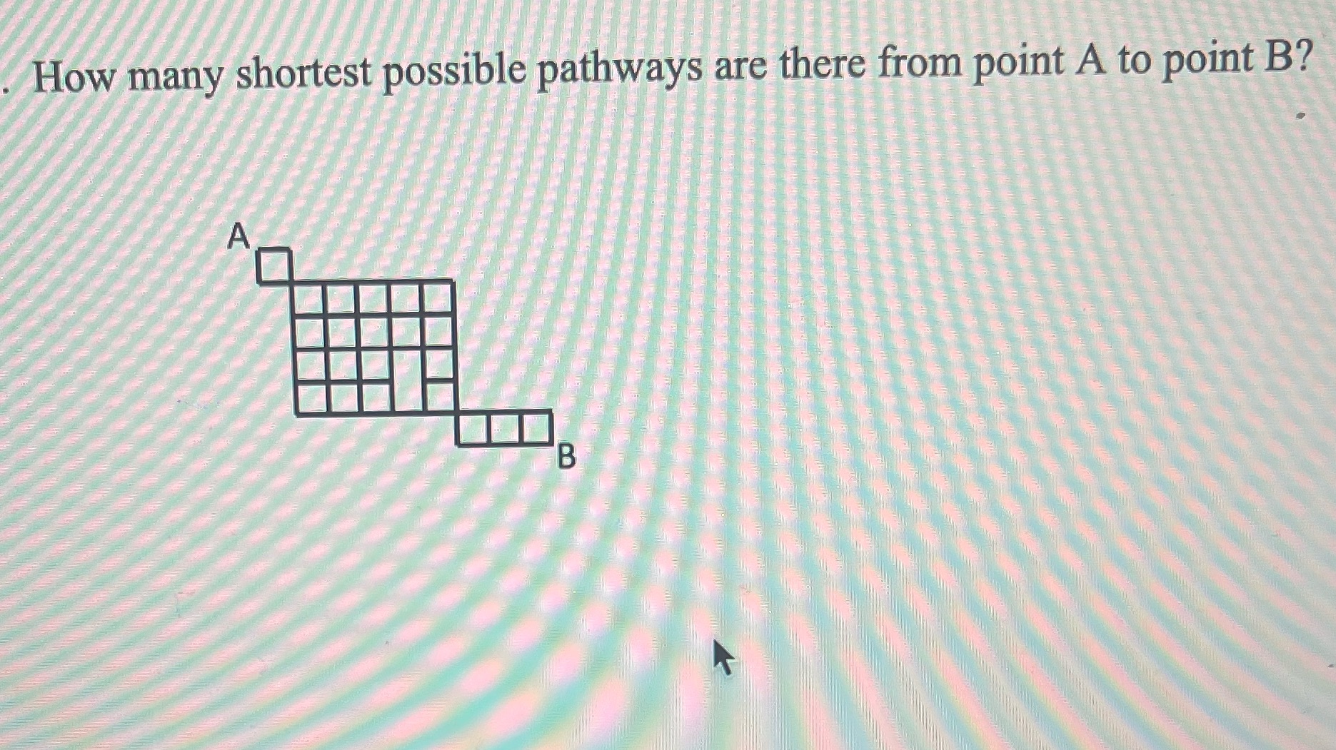 How many shortest possible pathways are there