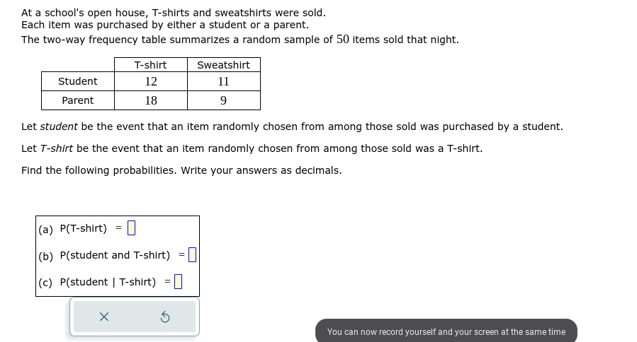 At a school's open house, T-shirts and