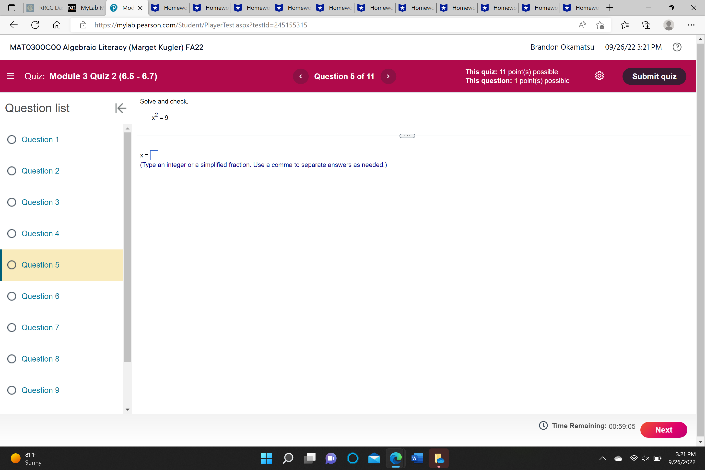 RRCC Da DZI MyLab M @ Mod X Homewo Homewo Homewo
