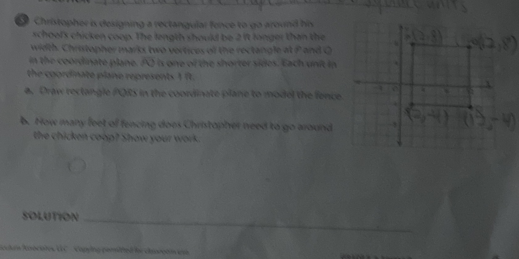 How many feet of fencing does Christopher need to