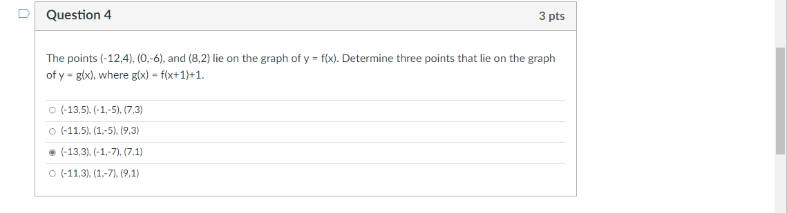 D Question 2 3 pts A golf ball is driven so that