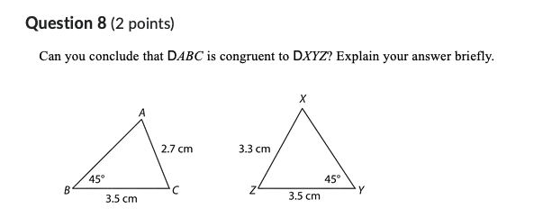 Question I" {2 points) Determine the sum of the