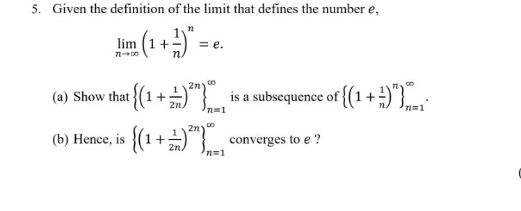 How to solve? 5. Given the definition of the