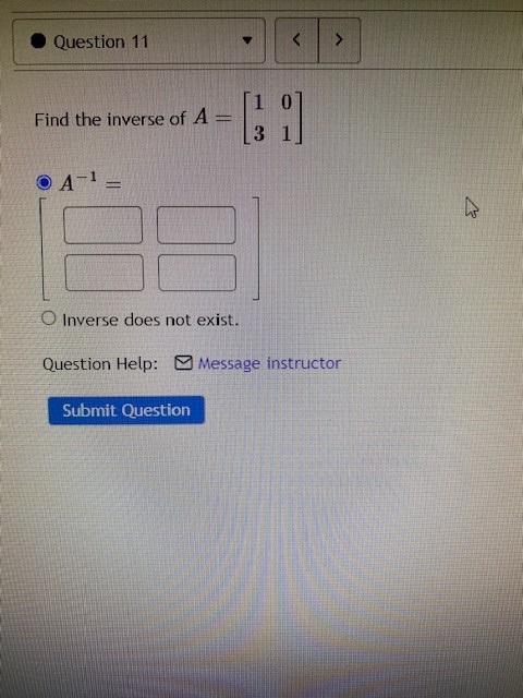 Question 11 <  style=