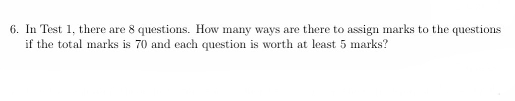 I need help with this question 6. In Test. 13
