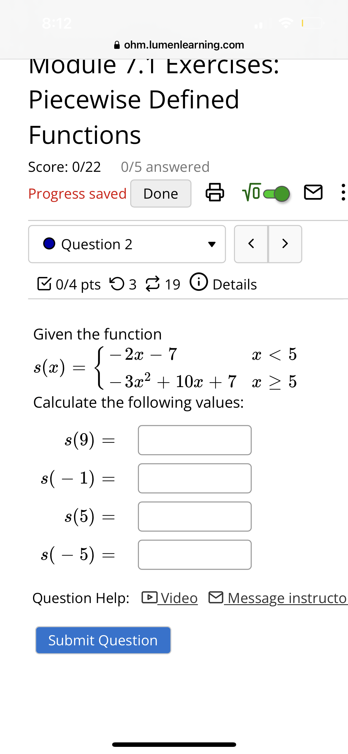 8:12 ohm.lumenlearning.com Module /.I Exercises: