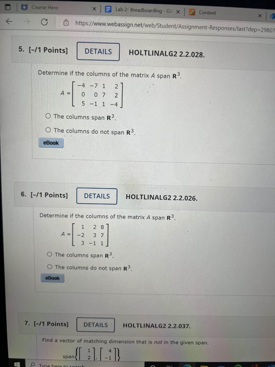 Course Hero X Lab 2- Breadboarding - Go X Content