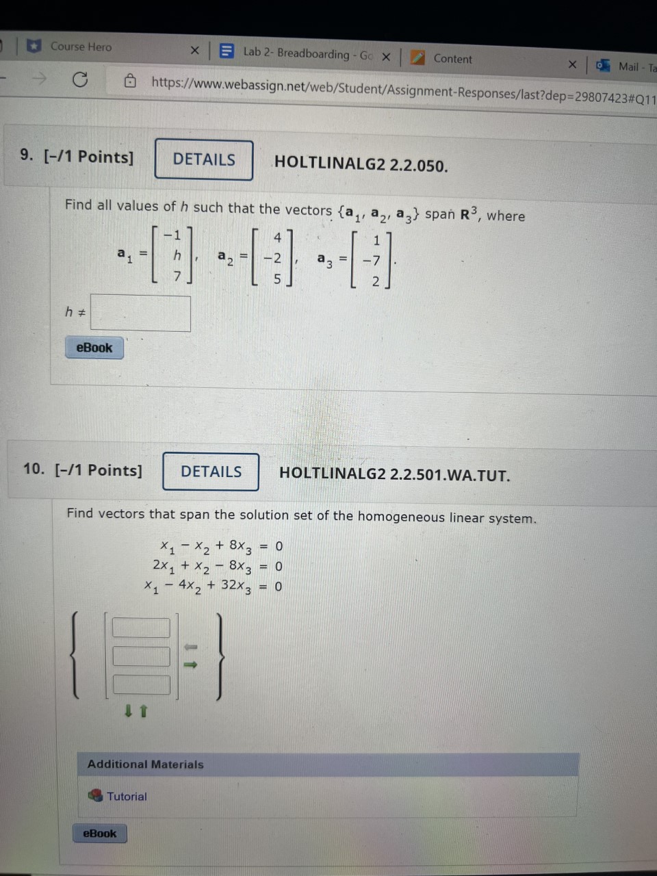Course Hero X Lab 2- Breadboarding - Go X Content