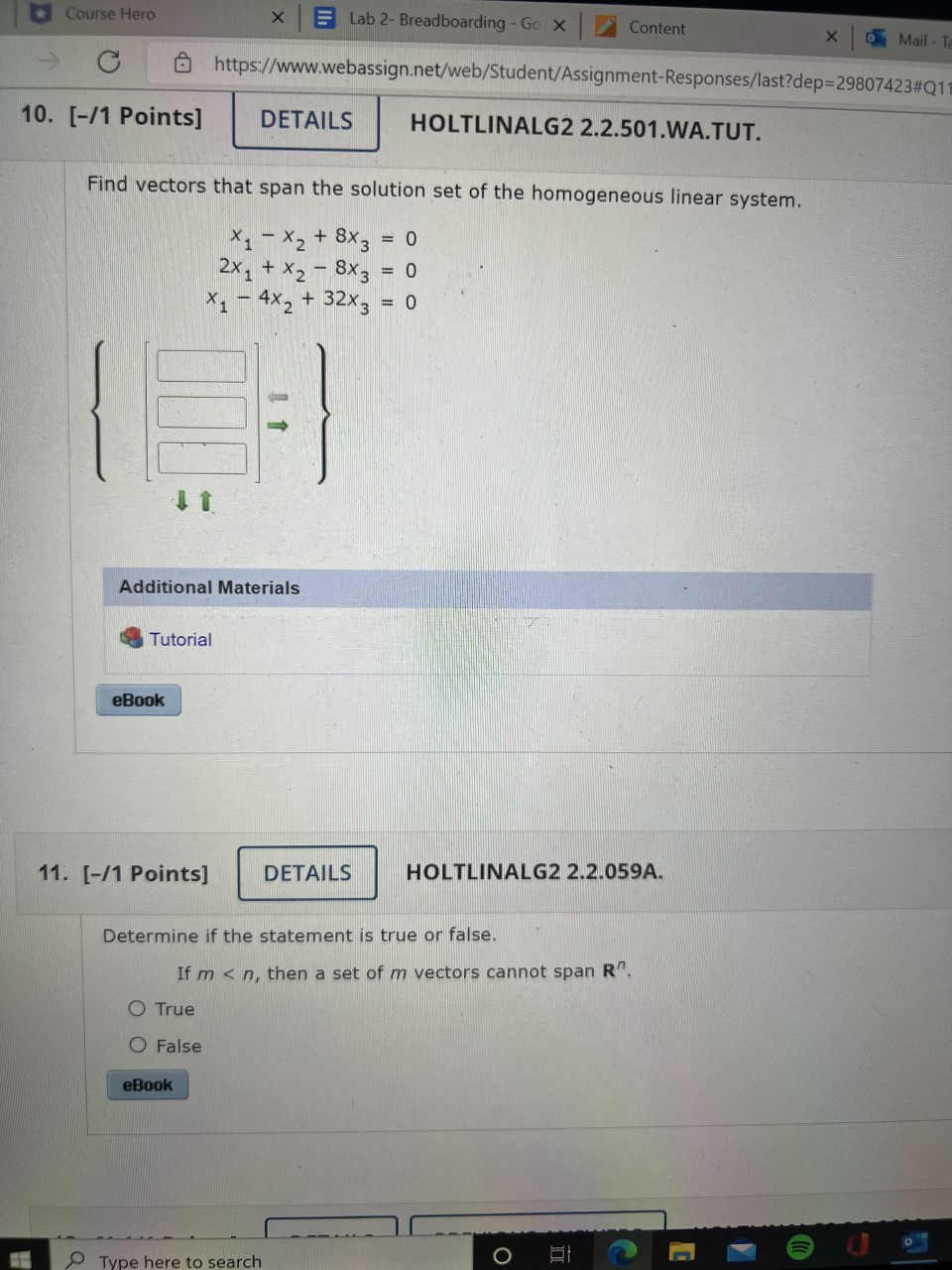 Course Hero X Lab 2- Breadboarding - Go X Content